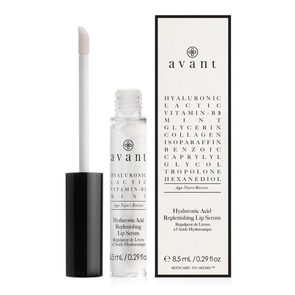 NIB Avanti Hyaluronic Acid Replenishing Lip Serum-Soft Hydrated Plump Lips